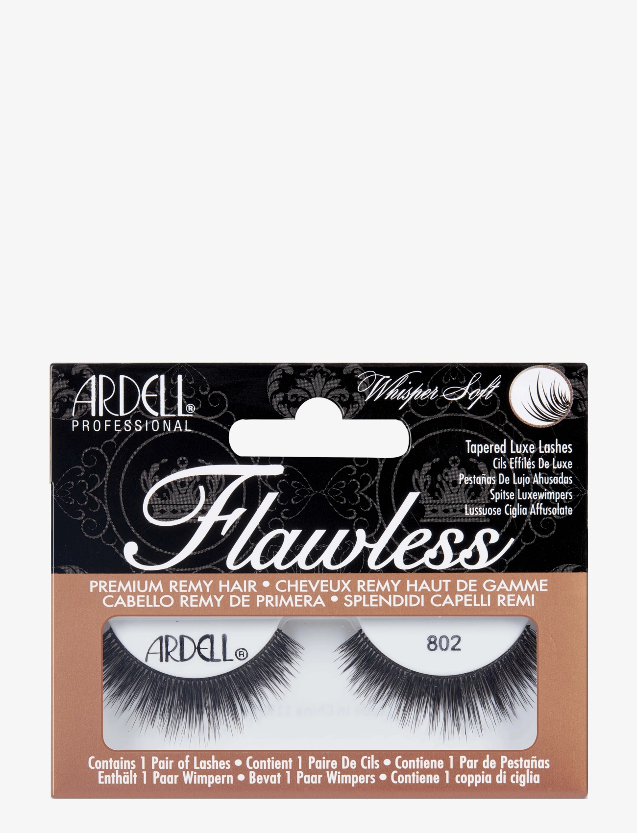 Ardell Flawless Lash 802, One Size, Black, Øjne > Vipper, Dame