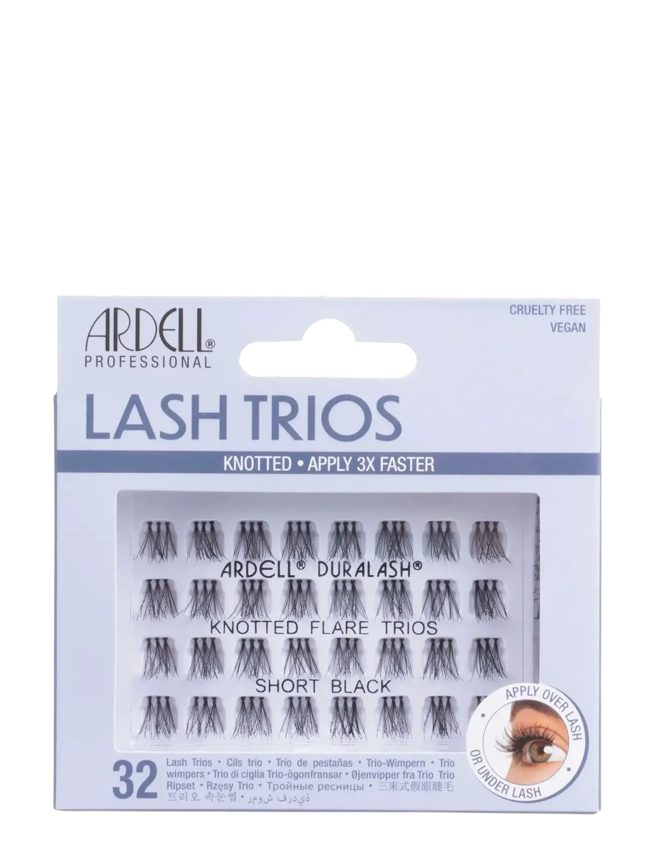 Ardell Trio Individual Short - Silmad - BLACK / black