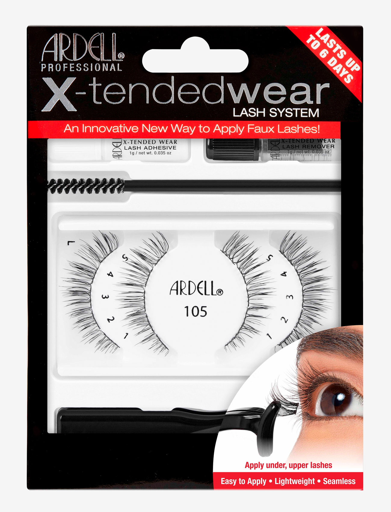 Ardell - X-tended Wear 105 - makeup - black - 0