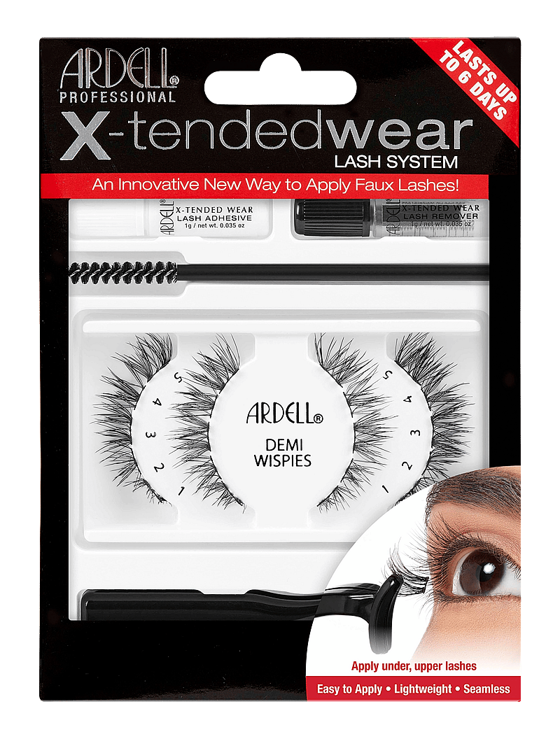 Ardell - X-tended Wear Demi Wispies - makeup - black - 0