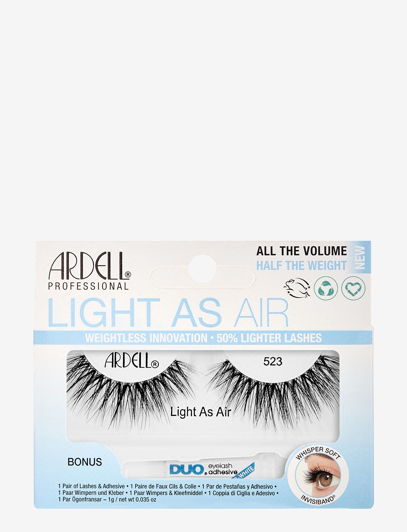 Ardell - Light As Air Lash 523 - makeup - black - 0