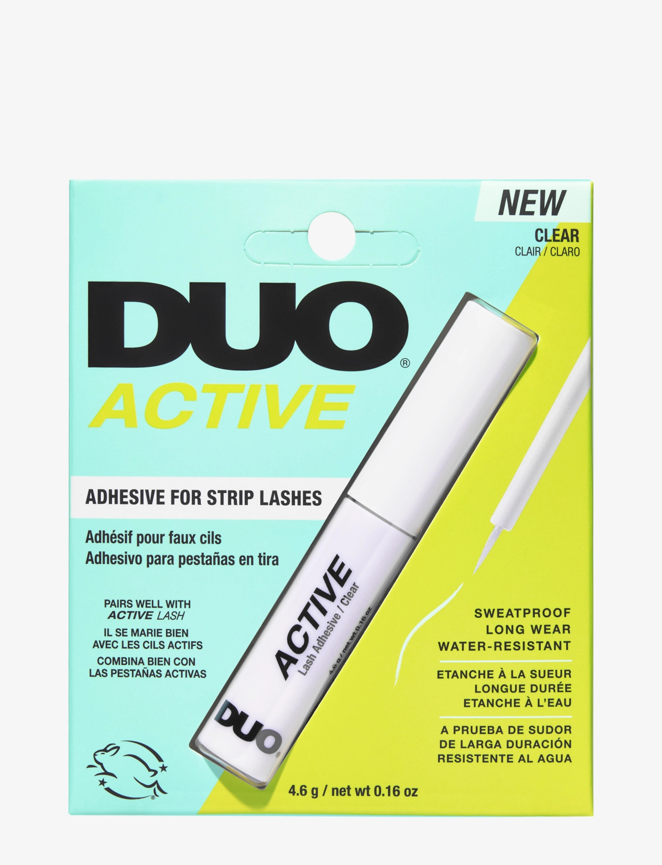 Ardell Duo Active Brush On Clear, One Size, Nude, Øjne > Vipper, Dame