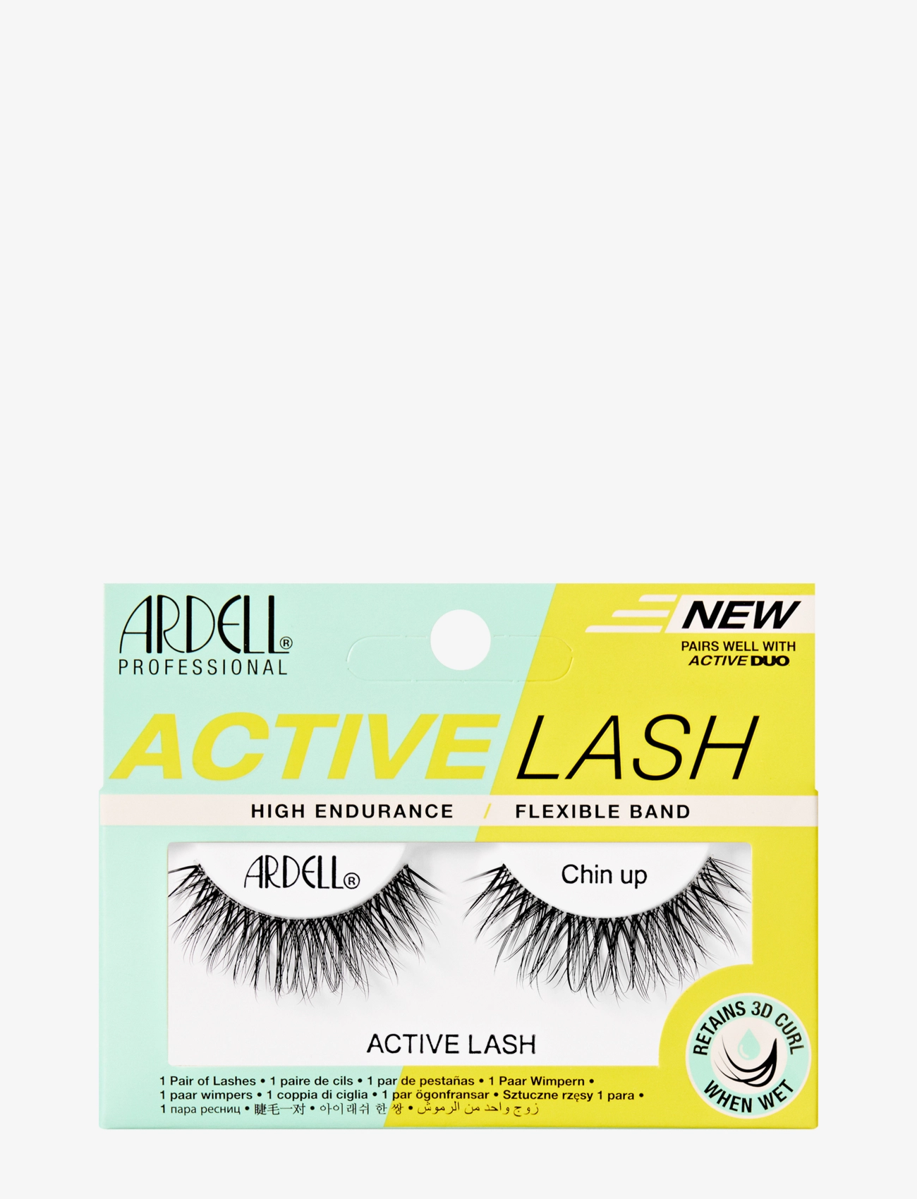 Ardell Active Lashes Chin Up, Vippe, Sort, Str: ONE SIZE