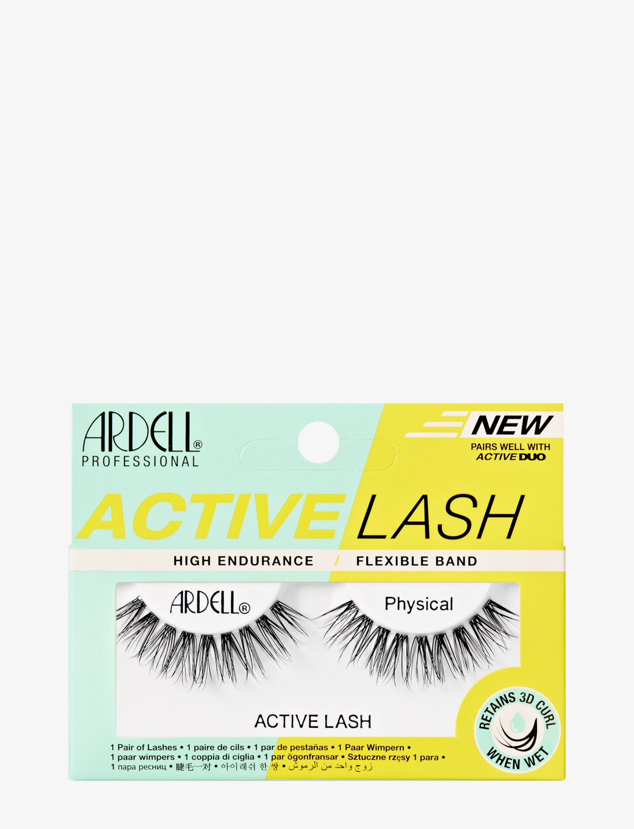 Ardell Active Lashes Physical, One Size, Black, Øjne > Vipper, Dame