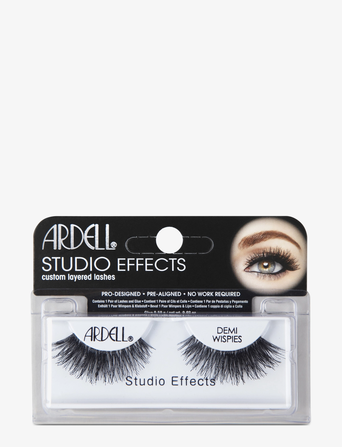 Ardell Studio Effects Demi Wispies, Vippe, Sort, Str: ONE SIZE
