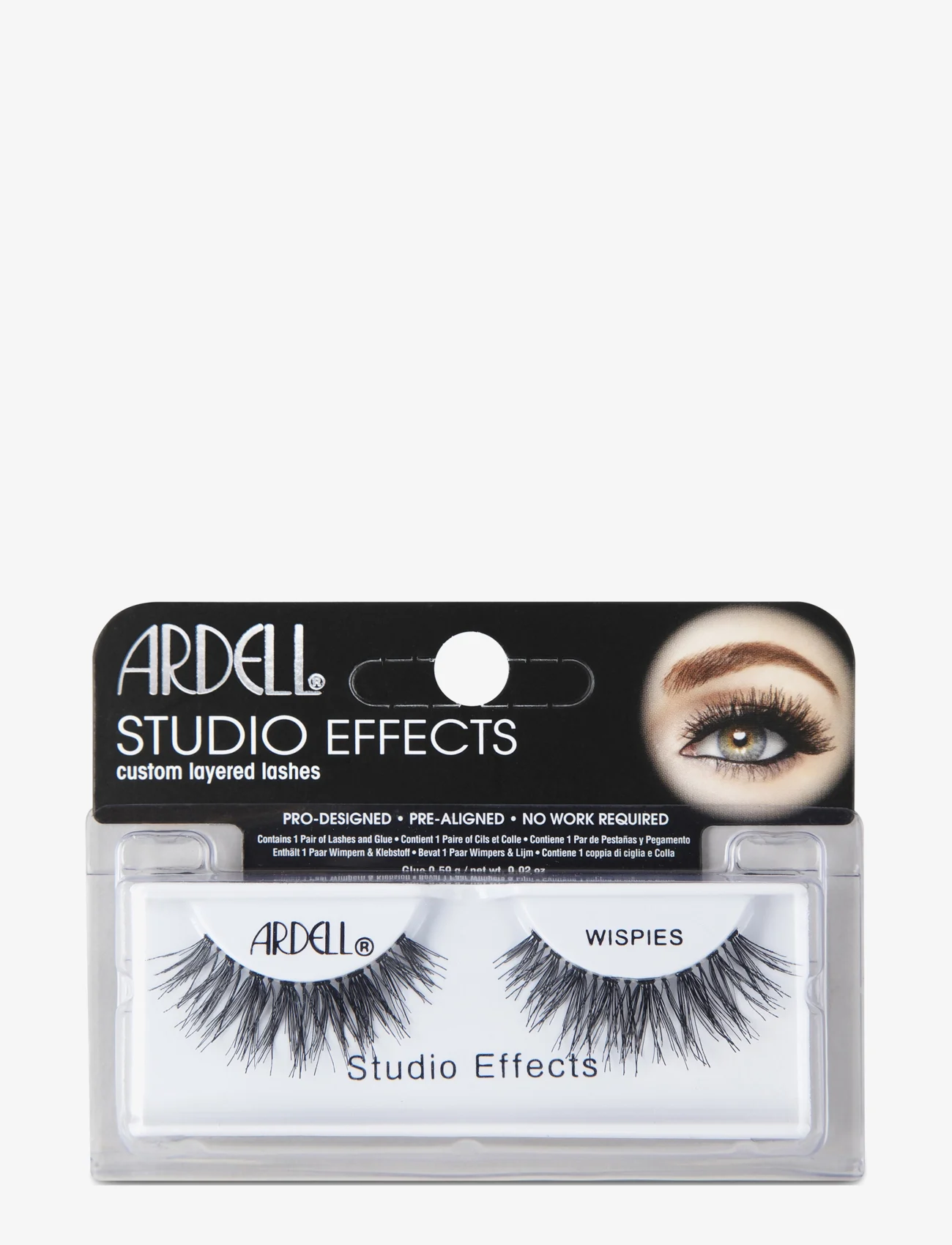 Ardell - Studio Effects Wispies - falske øjenvipper - black - 0