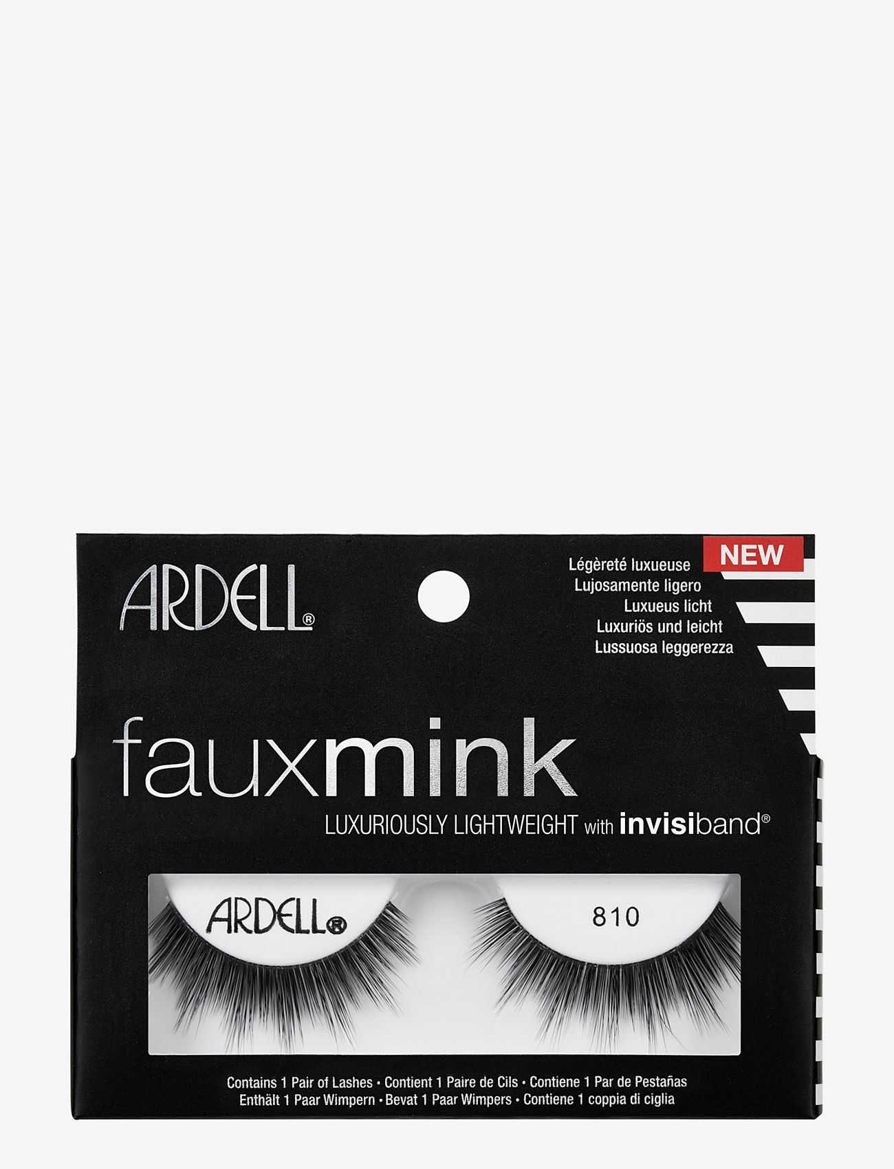 Ardell - Faux Mink 810 Strip Lash - makeup - black - 0