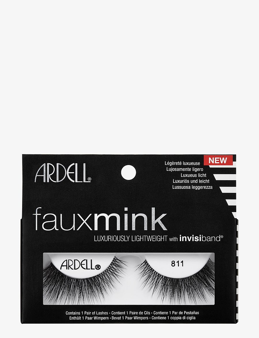 Ardell - Faux Mink 811 Strip Lash - makeup - black - 0
