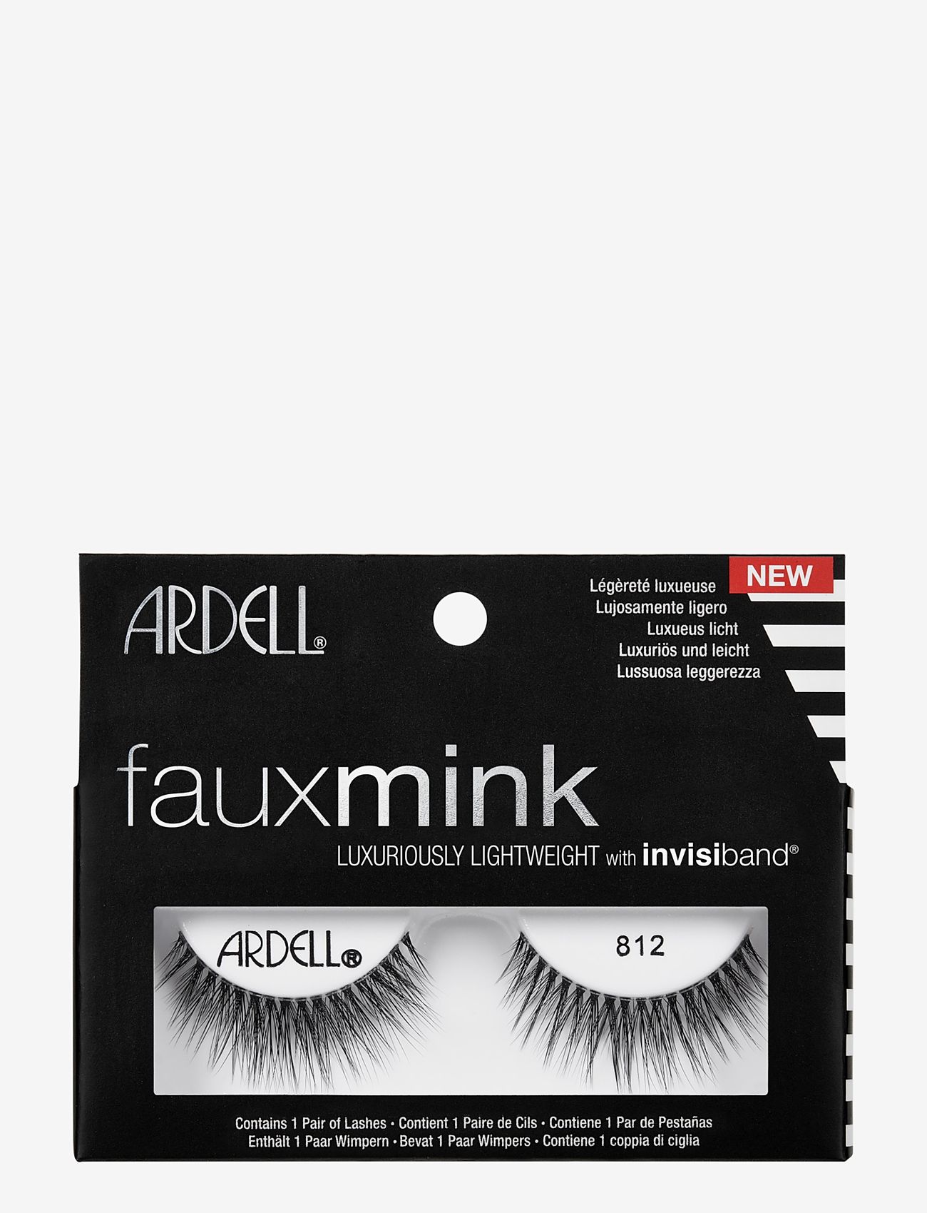 Ardell - Faux Mink 812 Strip Lash - makeup - black - 0