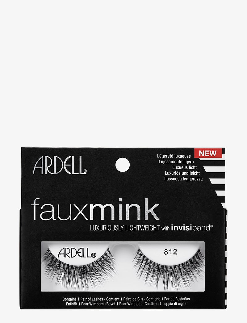 Ardell - Faux Mink 812 Strip Lash - makeup - black - 0