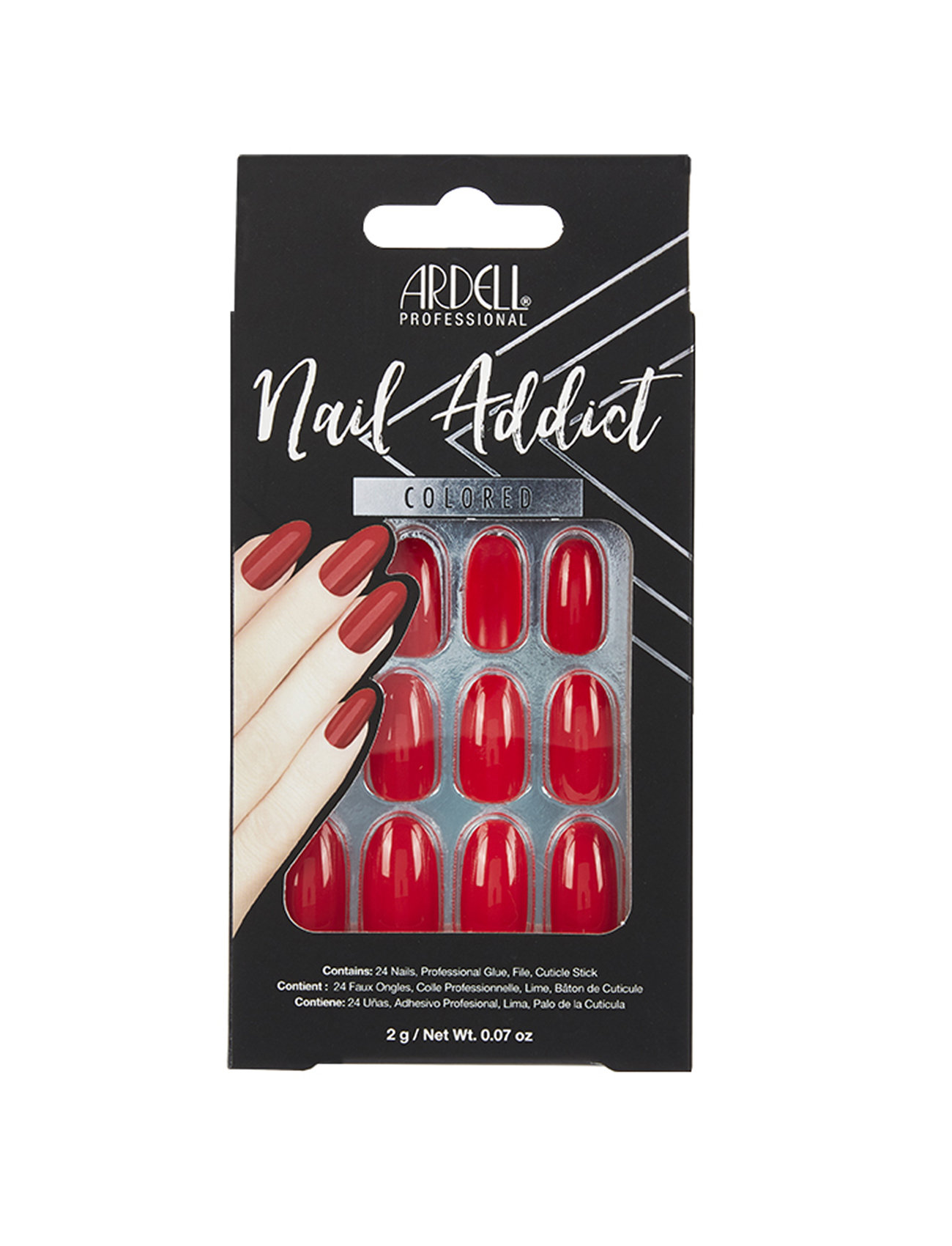 Ardell - Nail Addict Cherry Red - meikit - cherry red - 0