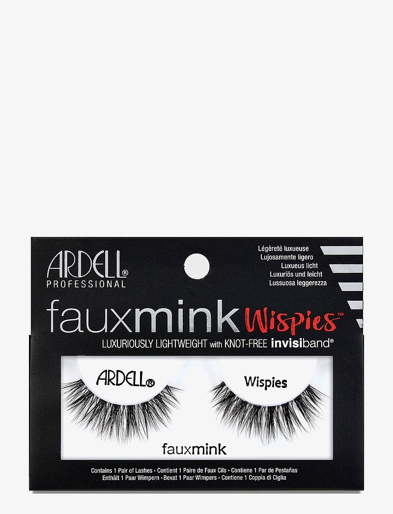 Ardell - Faux Mink Wispies - förðunarvörur - black - 0