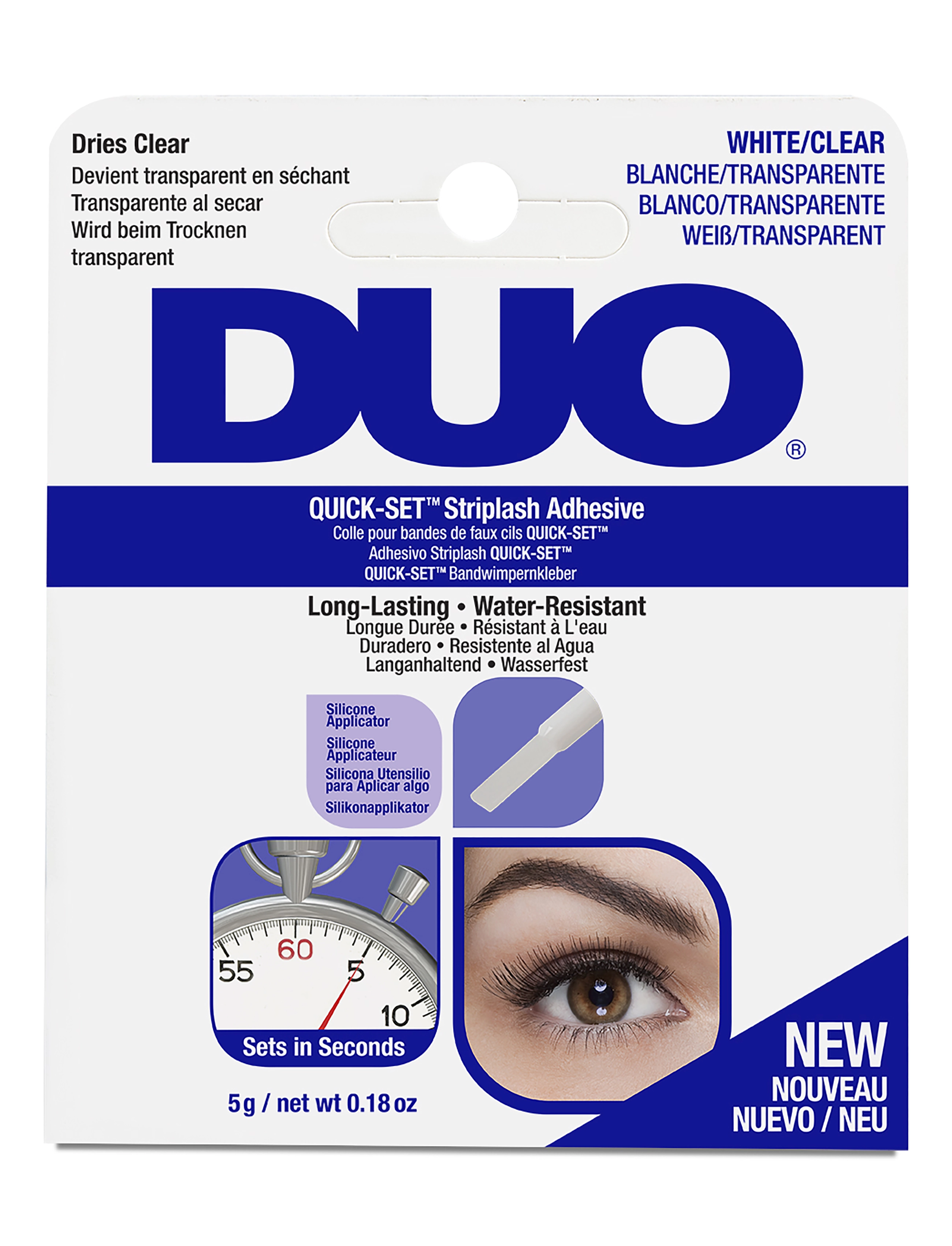 Ardell Duo Quick-Set Brush-On Clear, 5 g, Nude, Øjne > Vipper, Dame