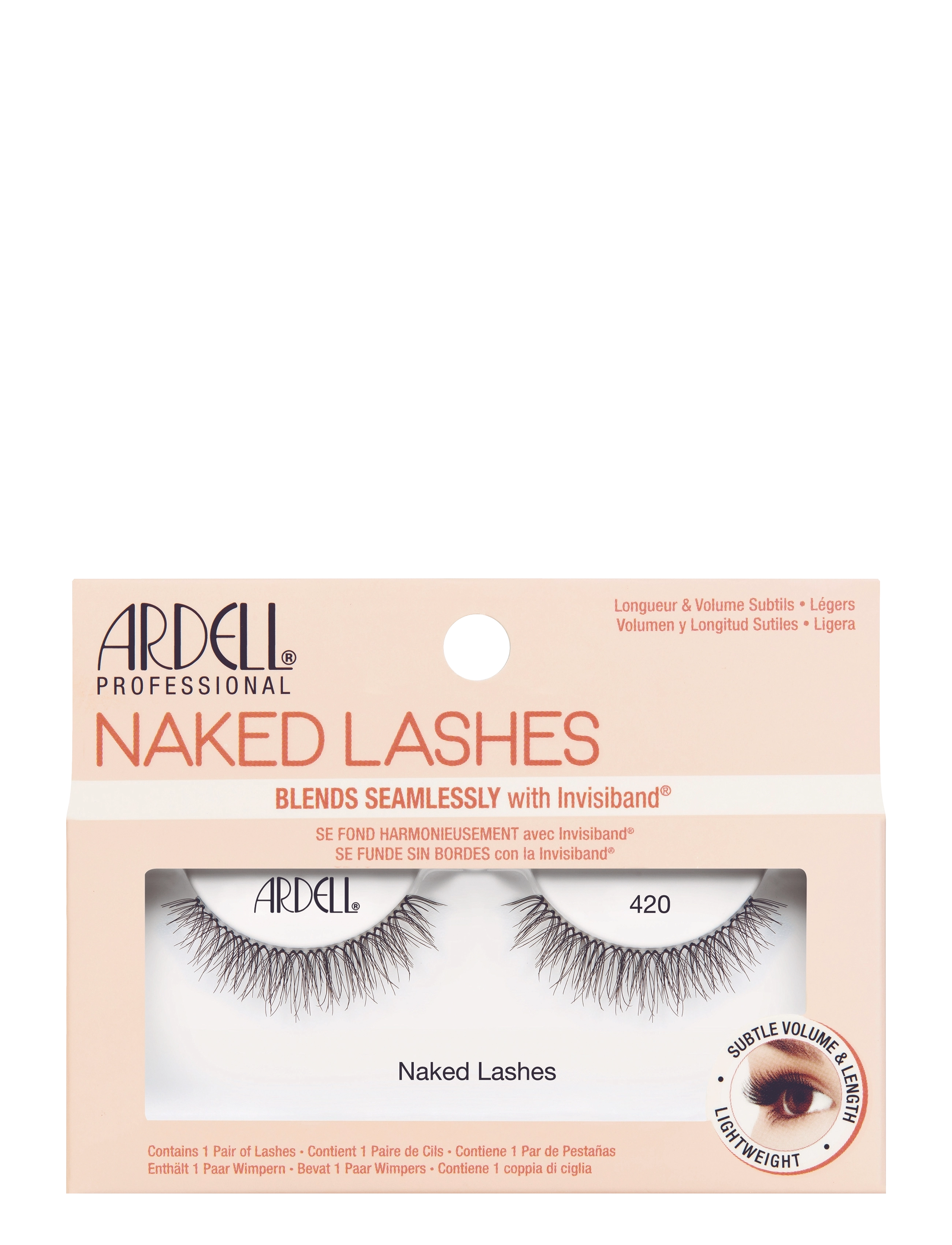 Ardell Naked Lash 420, One Size, Black, Øjne > Vipper, Dame