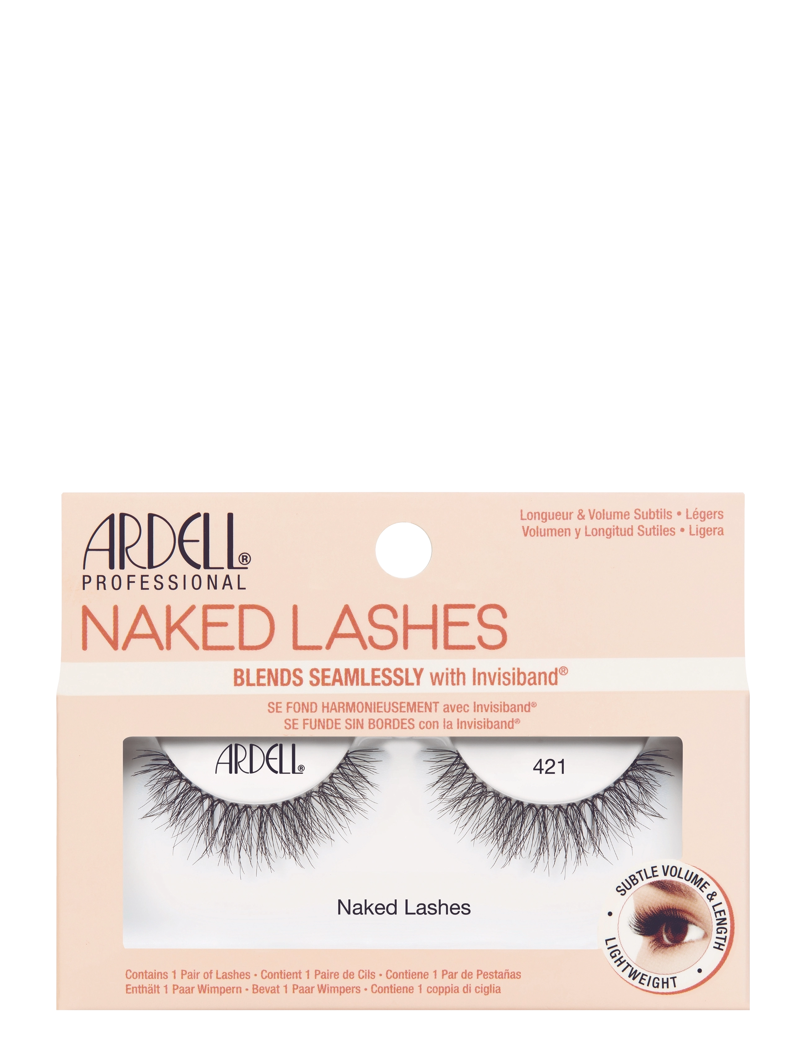 Ardell Naked Lash 421, One Size, Black, Øjne > Vipper, Dame