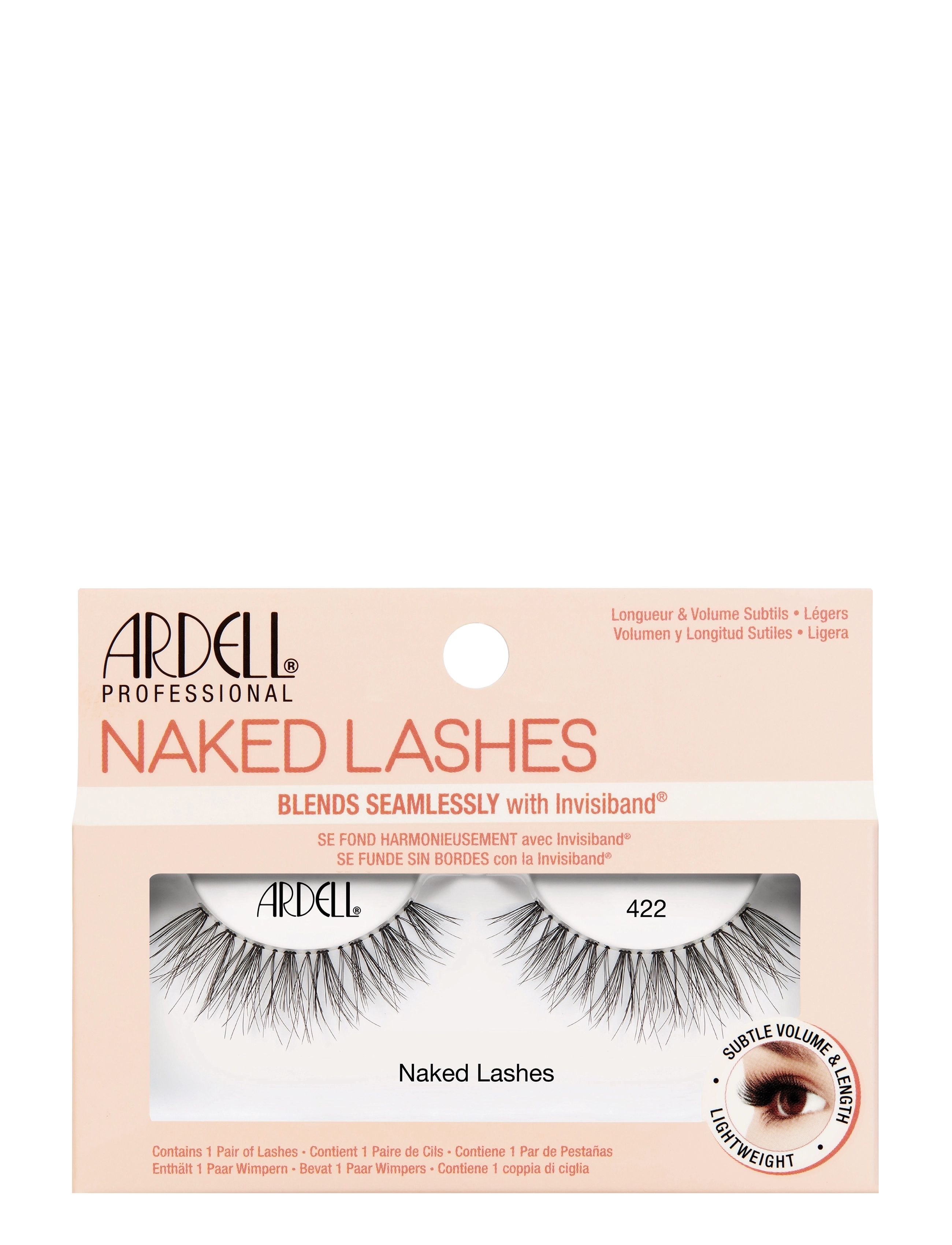 Ardell Naked Lash 422, One Size, Black, Øjne > Vipper, Dame