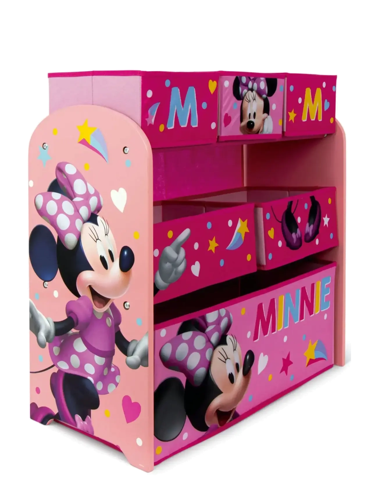 Mimmi Pigg Toy organizer with 1+2+3 bins - Kids home - MULTI-COLOR / pink/rose