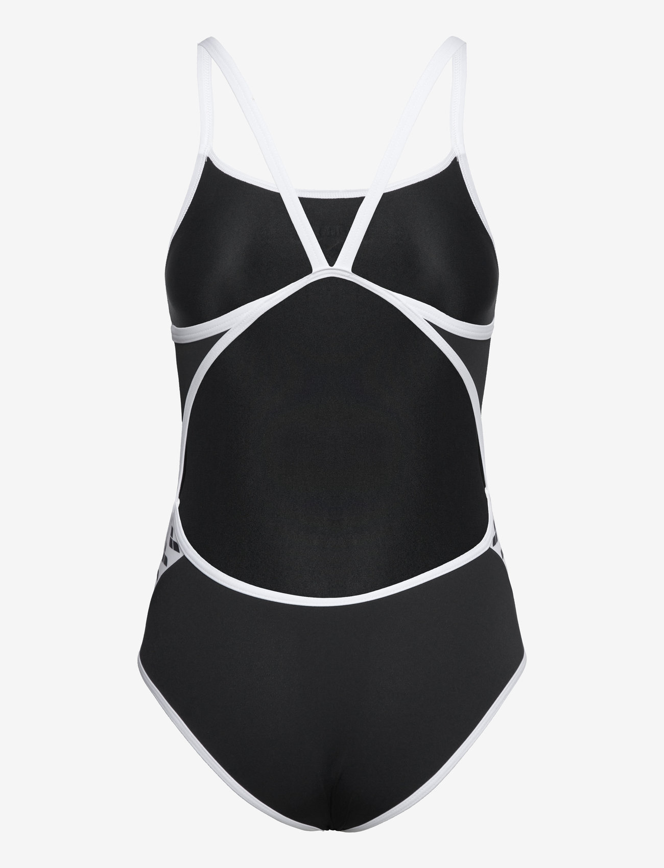 Arena - W TEAM STRIPE SUPER FLY BACK ONE PIECE BLACK-WHITE - black-white - 1