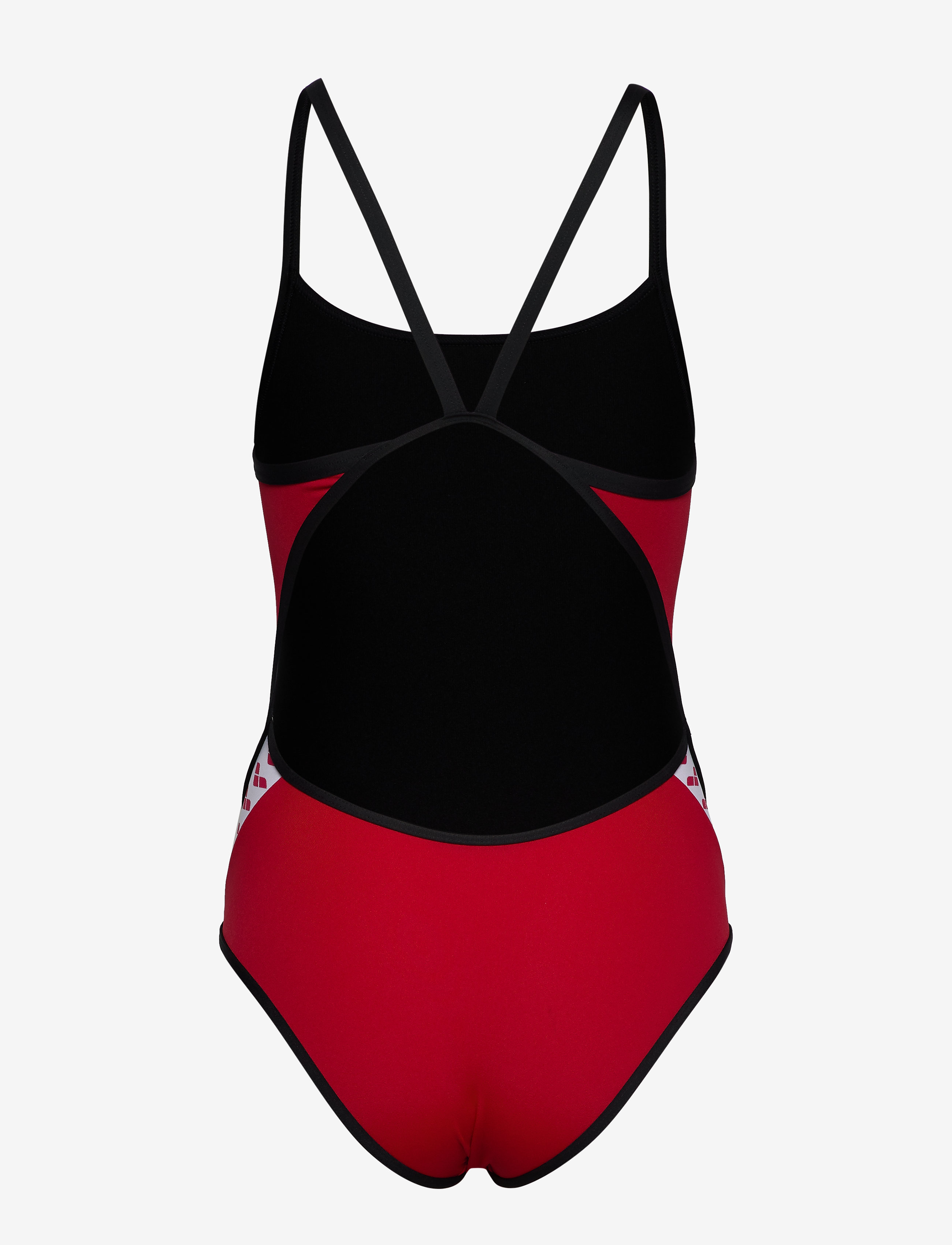 Arena - W TEAM STRIPE SUPER FLY BACK ONE PIECE - red-black - 1