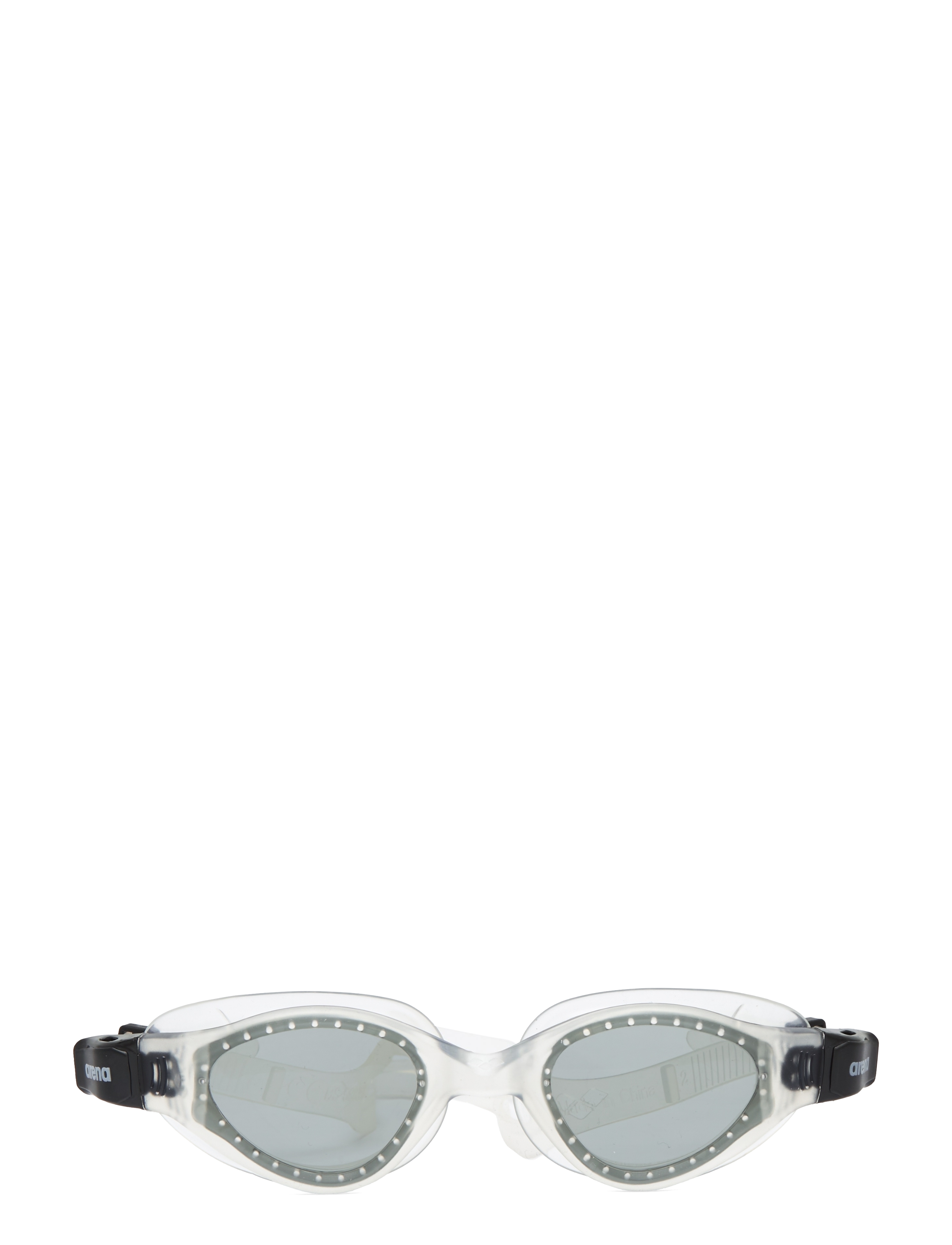 Arena CRUISER EVO JUNIOR - Schwimmzubehör - SMOKED-CLEAR-CLEAR / white