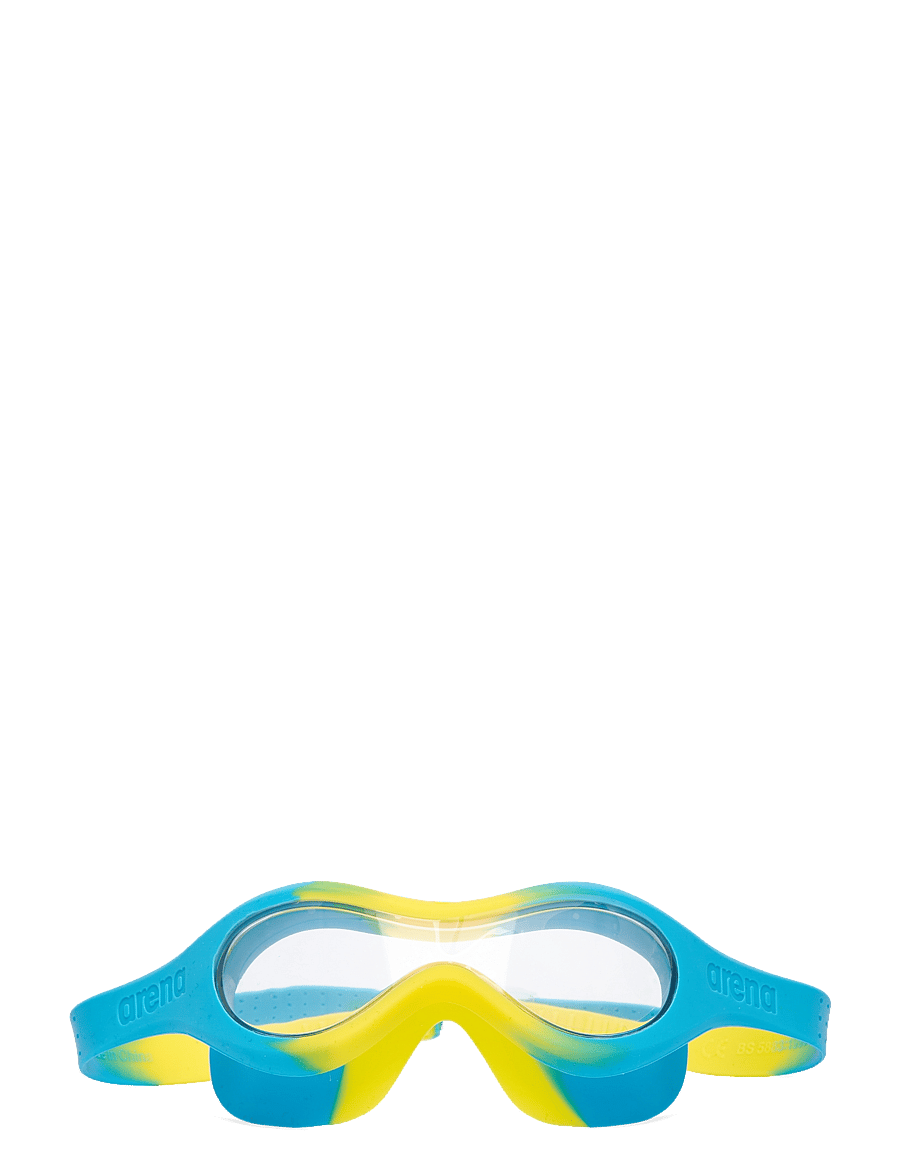 Arena - Spider KIDS MASK - ujumistarvikud - clear-yellow-lightblue - 0