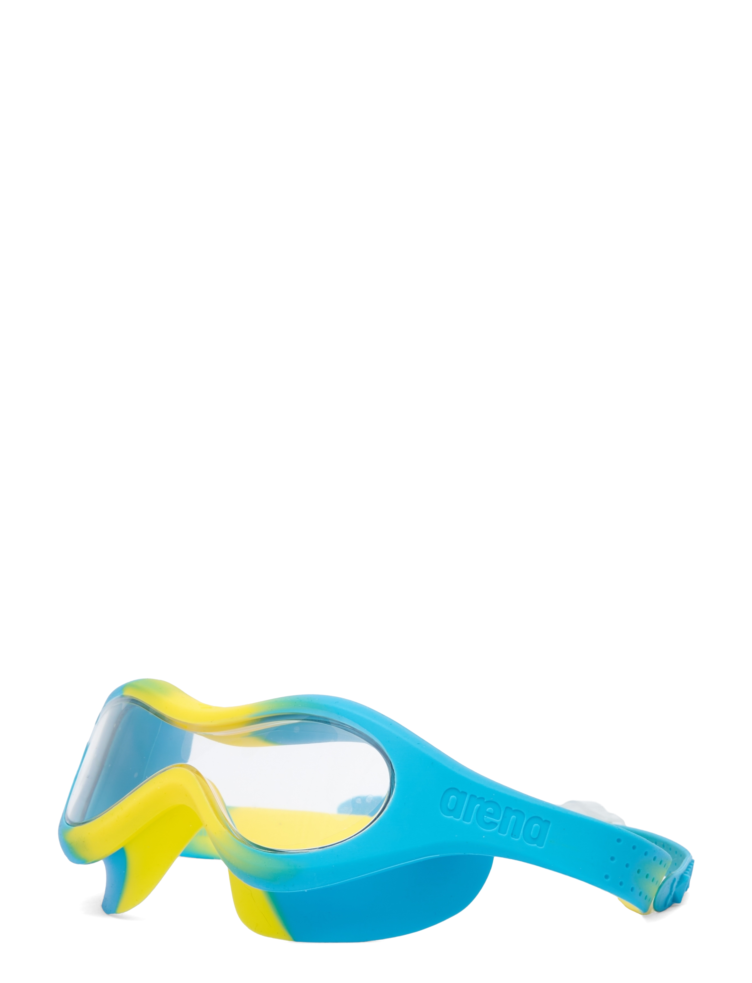 Arena - Spider KIDS MASK - ujumistarvikud - clear-yellow-lightblue - 1