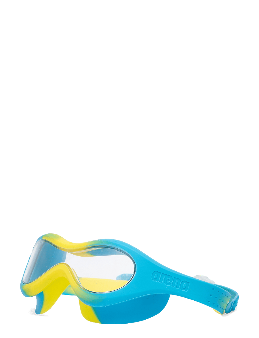 Arena - Spider KIDS MASK - ujumistarvikud - clear-yellow-lightblue - 1