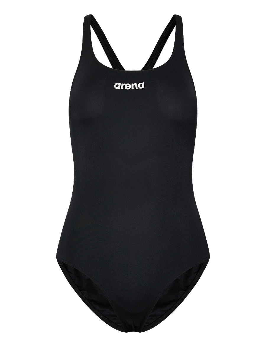 Arena - WOMEN'S TEAM SWIMSUIT SWIM PRO SOLID RED-WHITE - sport-bademode - black-white - 1