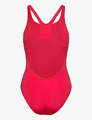 Arena - WOMEN'S TEAM SWIMSUIT SWIM PRO SOLID ASPHALT-BLACK - swimsuits - red - 1