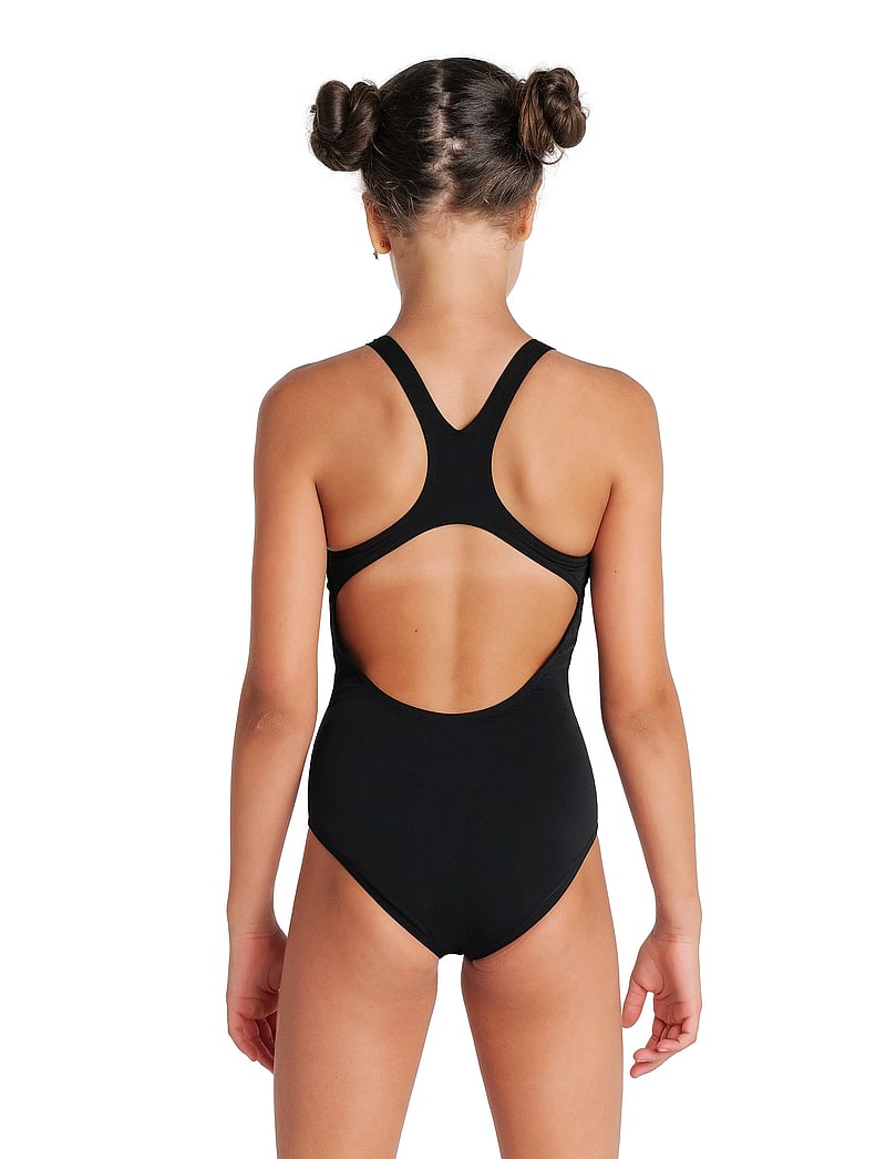 Arena - GIRL'S TEAM SWIMSUIT SWIM PRO SOLID - badeanzüge - black-white - 3