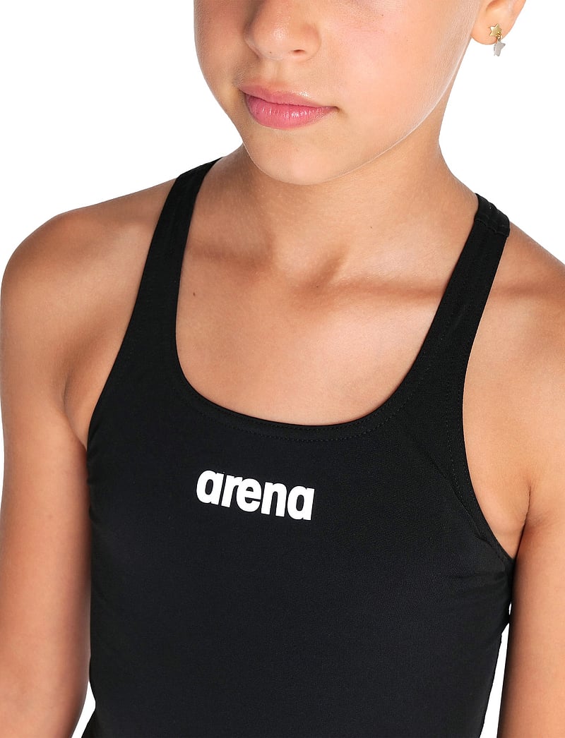Arena - GIRL'S TEAM SWIMSUIT SWIM PRO SOLID - badeanzüge - black-white - 5