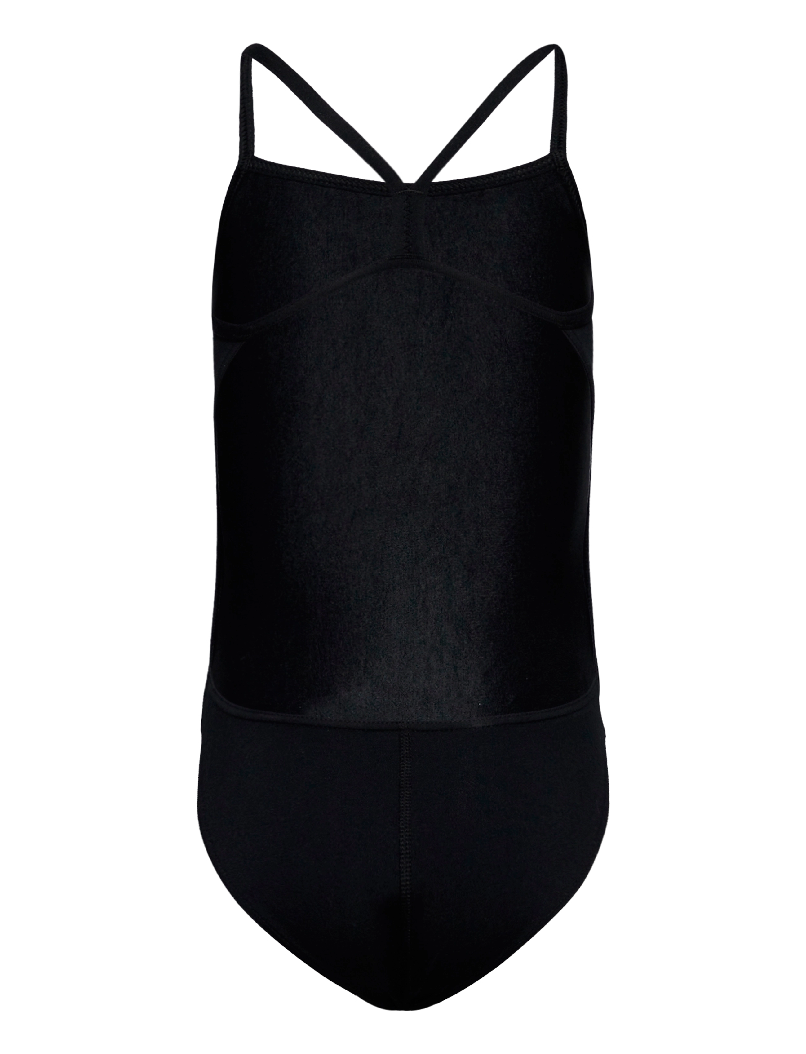 Arena - GIRL'S TEAM SWIMSUIT CHALLENGE SOLID - iepirkties pēc vecuma - black-white - 2