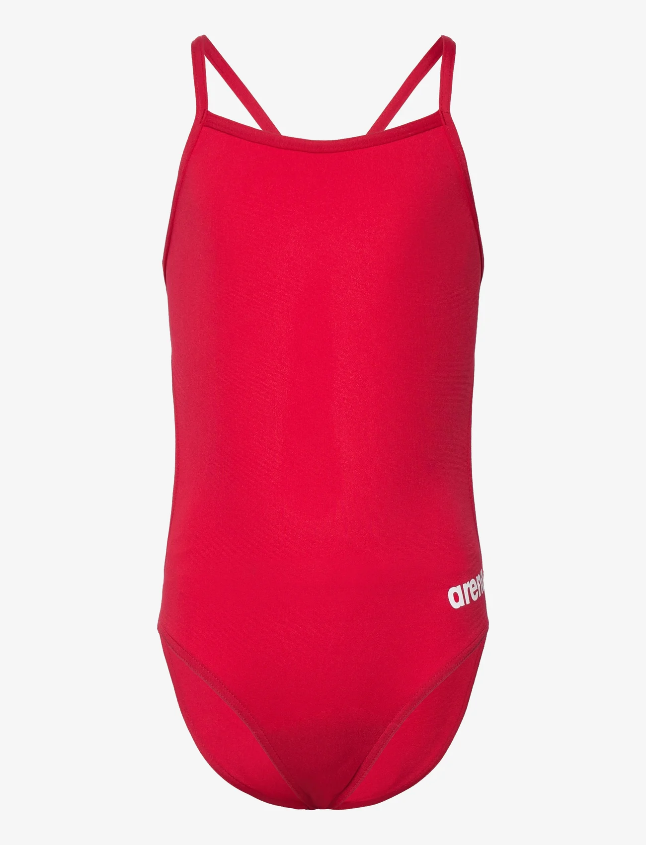 Arena - GIRL'S TEAM SWIMSUIT CHALLENGE SOLID RED FANDANGO- - sommerschnäppchen - red-white - 0