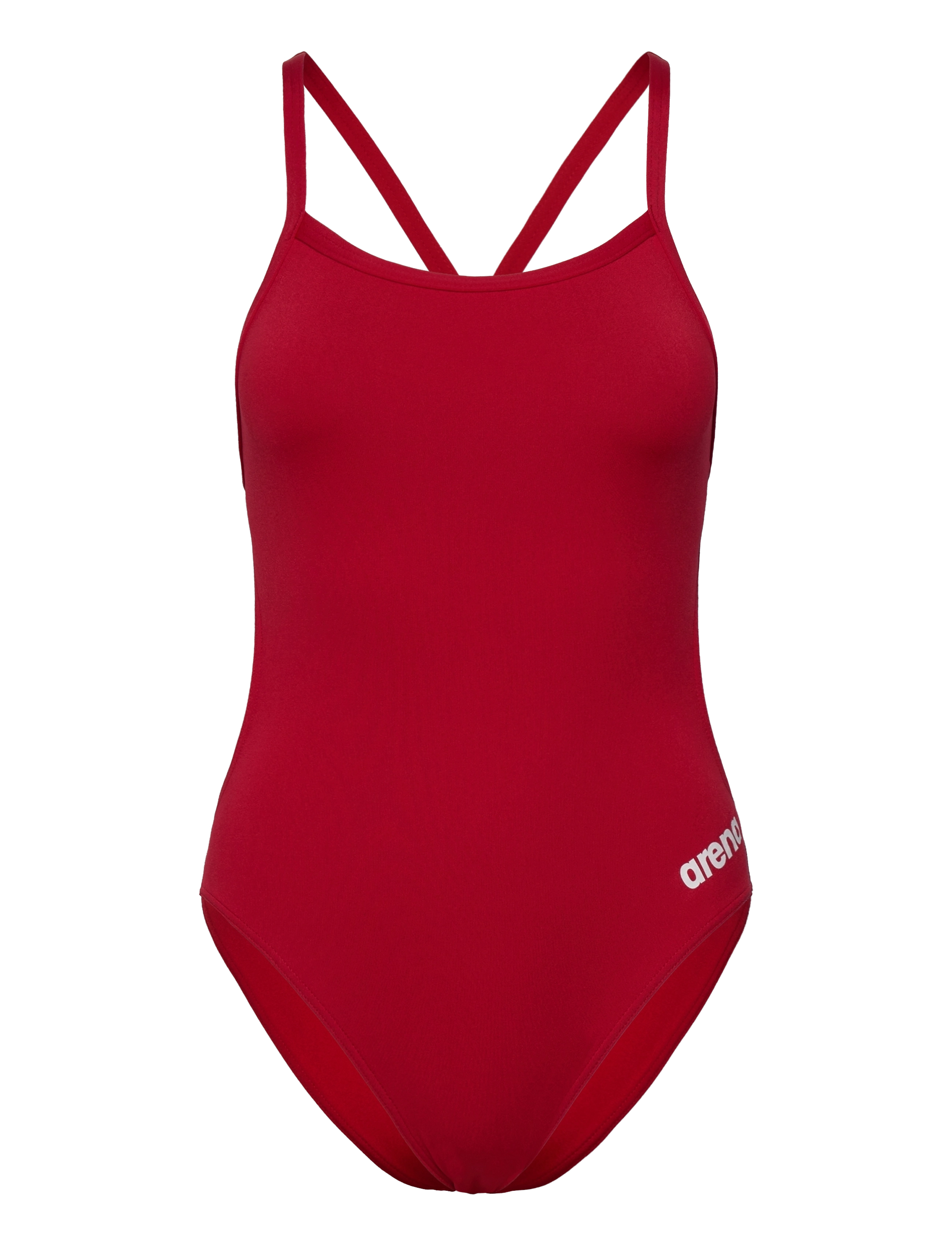 Arena WOMEN'S TEAM SWIMSUIT CHALLENGE SOLID - Arena - RED-WHITE / red