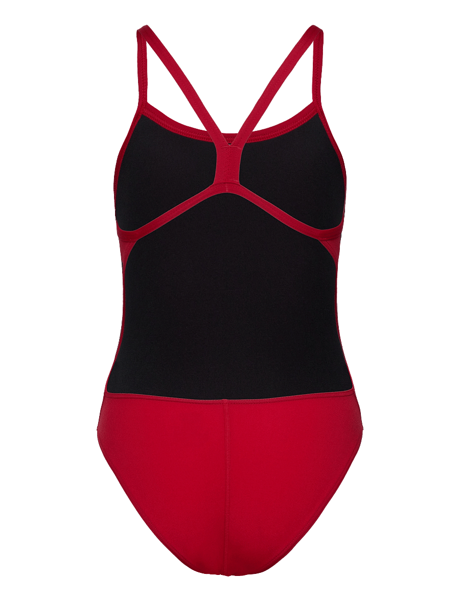 Arena - WOMEN'S TEAM SWIMSUIT CHALLENGE SOLID - sport-bademode - red-white - 1