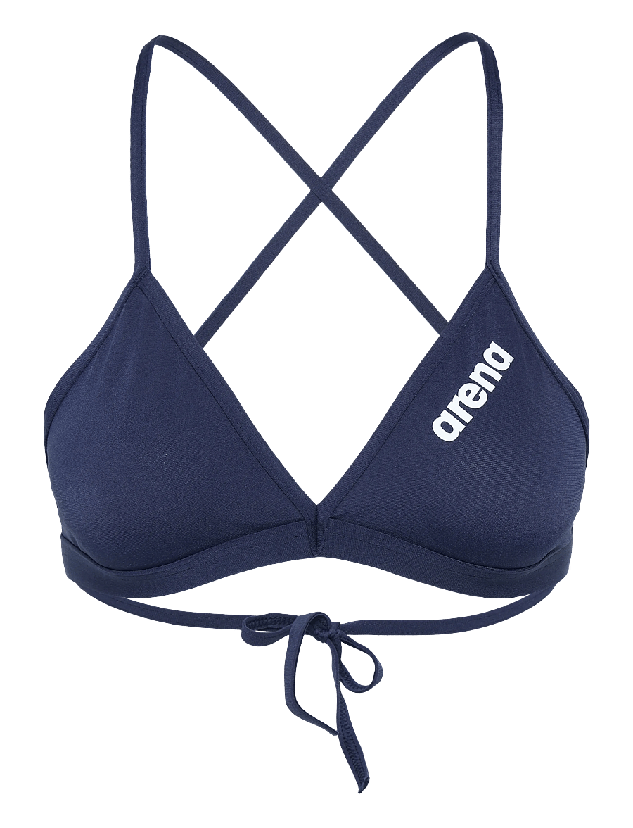 Arena - WOMEN'S TEAM SWIM TOP TIE BACK SOLID - sport-bademode - navy-white - 0