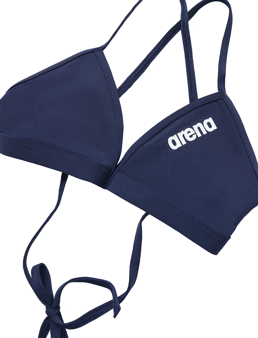 Arena - WOMEN'S TEAM SWIM TOP TIE BACK SOLID - sport-bademode - navy-white - 2