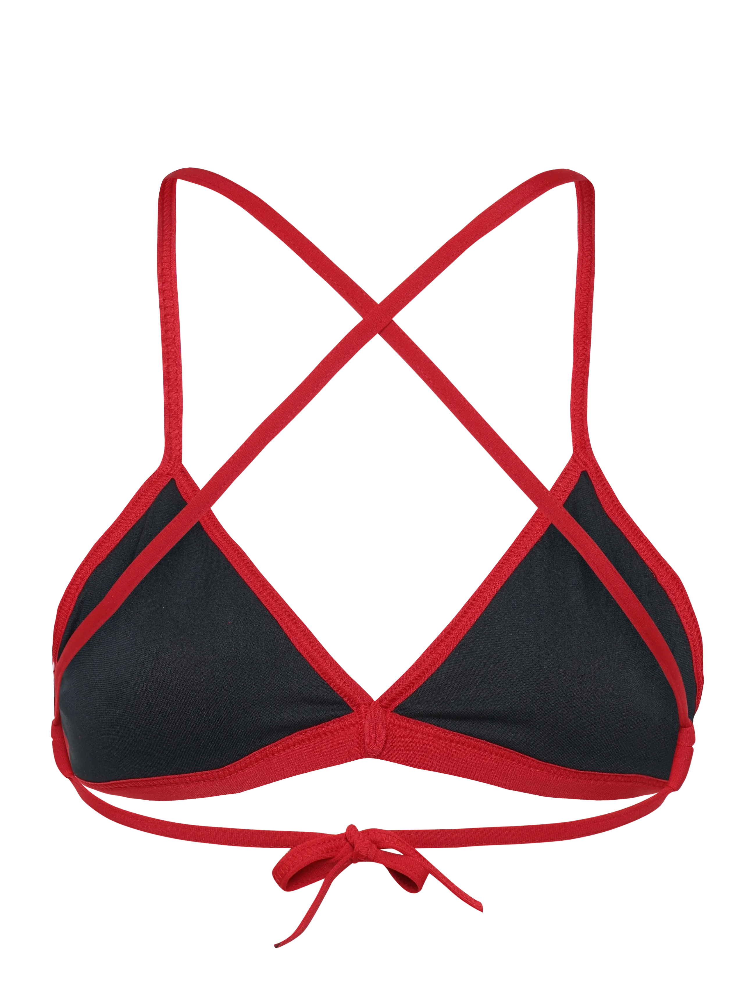 Arena - WOMEN'S TEAM SWIM TOP TIE BACK SOLID - sport-bademode - red-white - 1
