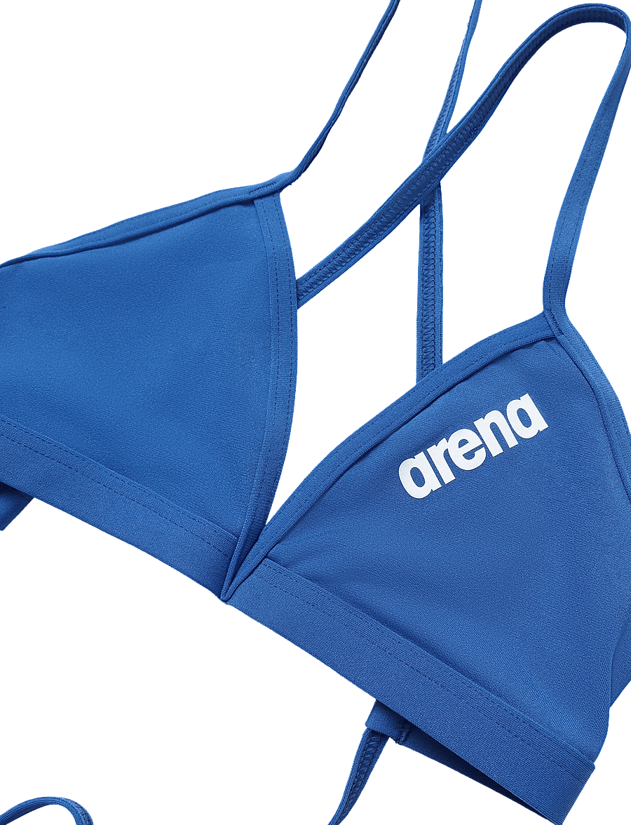 Arena - WOMEN'S TEAM SWIM TOP TIE BACK SOLID - sport-bademode - royal-white - 2