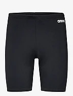 MEN'S TEAM SWIM JAMMER SOLID - BLACK-WHITE