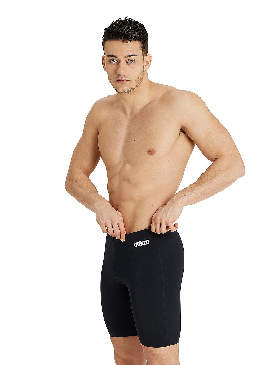 Arena - MEN'S TEAM SWIM JAMMER - badshorts - black-white - 0