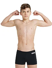 Arena - BOY'S TEAM SWIM SHORT SOLID - swim shorts - black-white - 2
