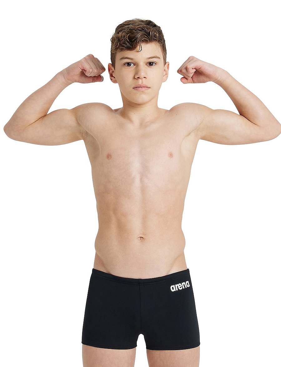 Arena - BOY'S TEAM SWIM SHORT SOLID - badbyxor - black-white - 0