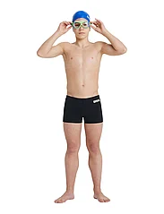 Arena - BOY'S TEAM SWIM SHORT SOLID - swim shorts - black-white - 4
