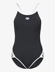 Arena - WOMEN'S ARENA ICONS SUPER FLY BACK SOLID - sports swimwear - black/white - 1