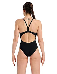 Arena - WOMEN'S SWIMSUIT LIGHTDROP BACK MARBLED BLACK-BLAC - swimsuits - black - 5