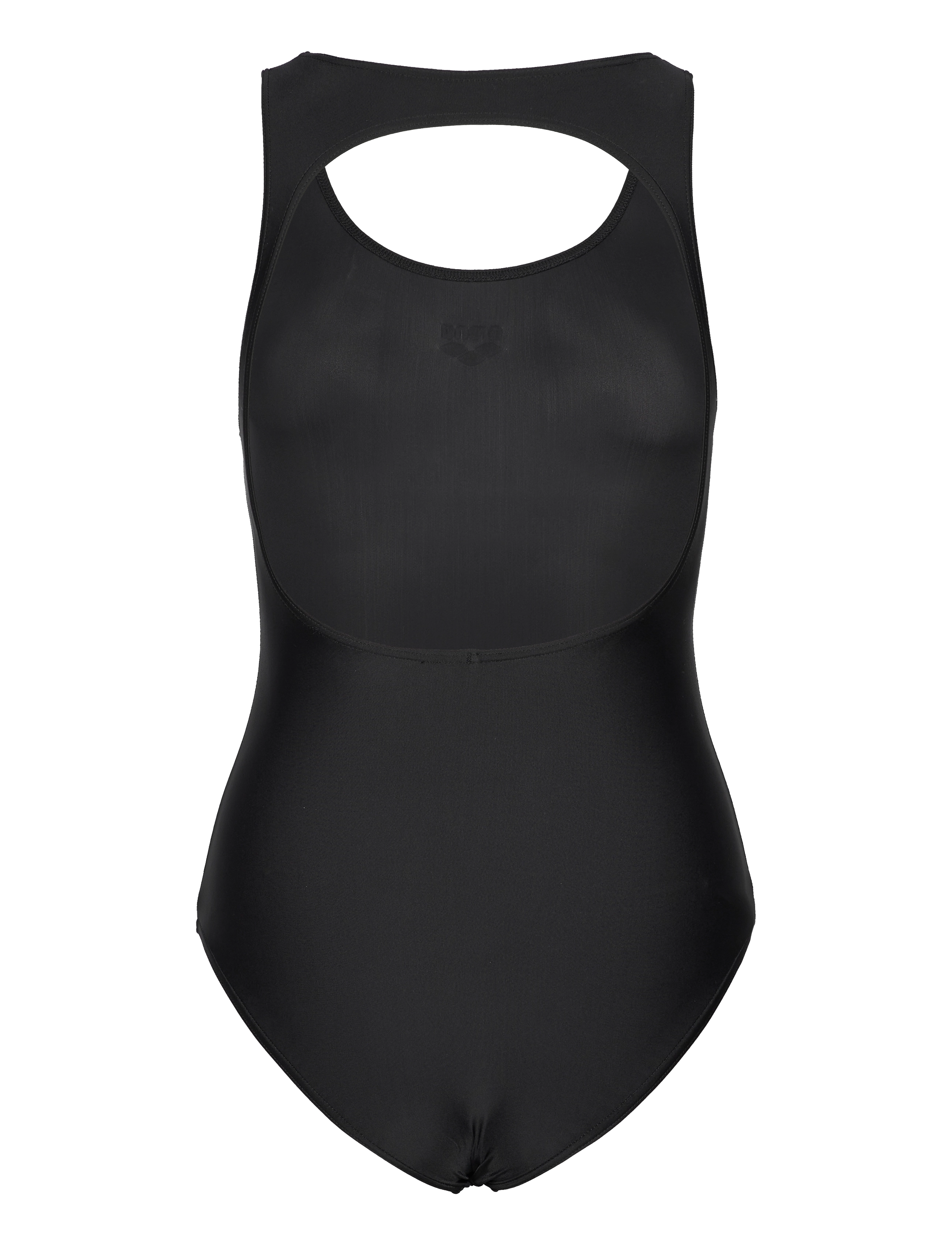 Arena - WOMEN'S ARENA SOLID  SWIMSUIT O BACK BLACK - black - 1