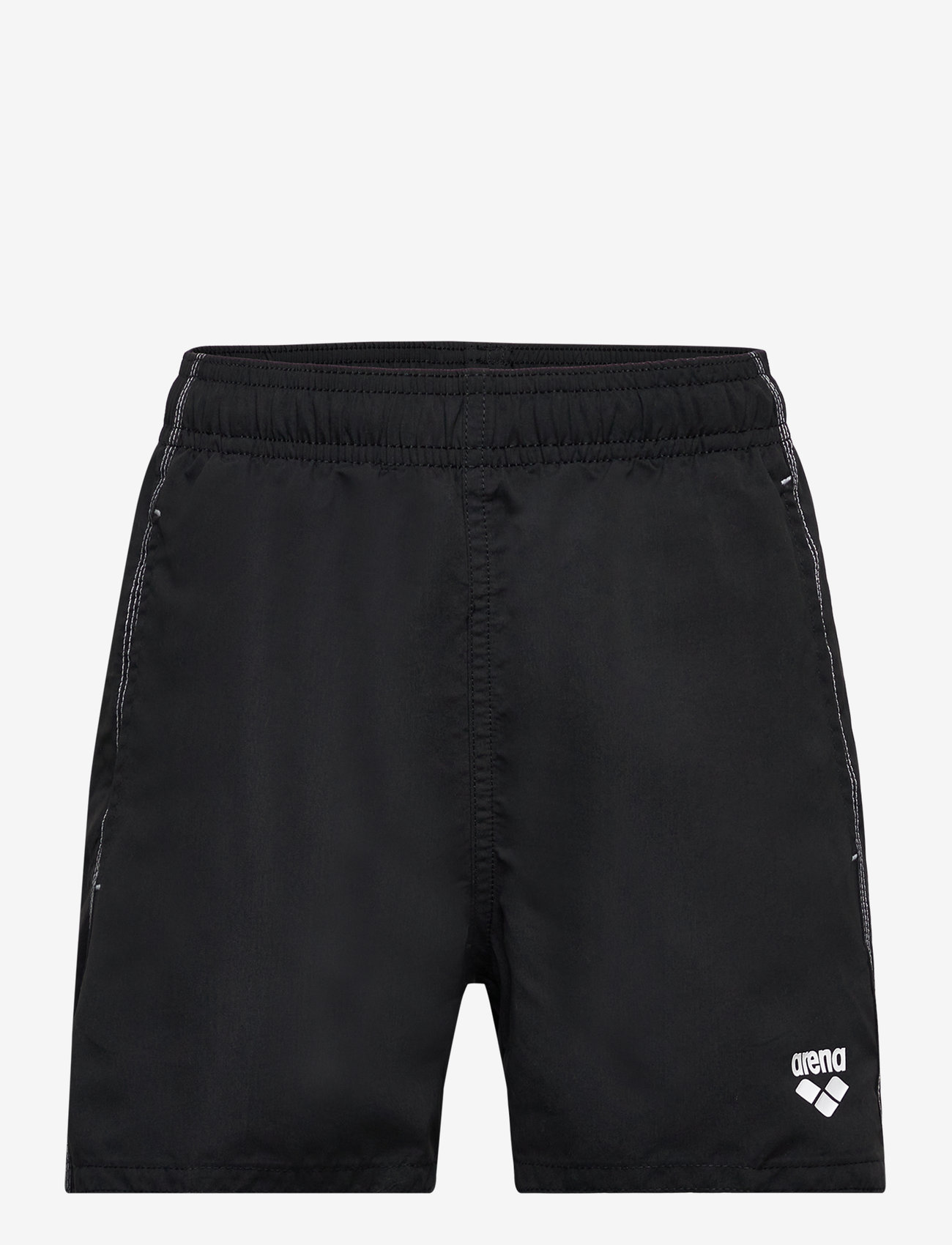 Arena - BOYS' BEACH BOXER SOLID R BLACK-WHITE - badebukser - black - 0