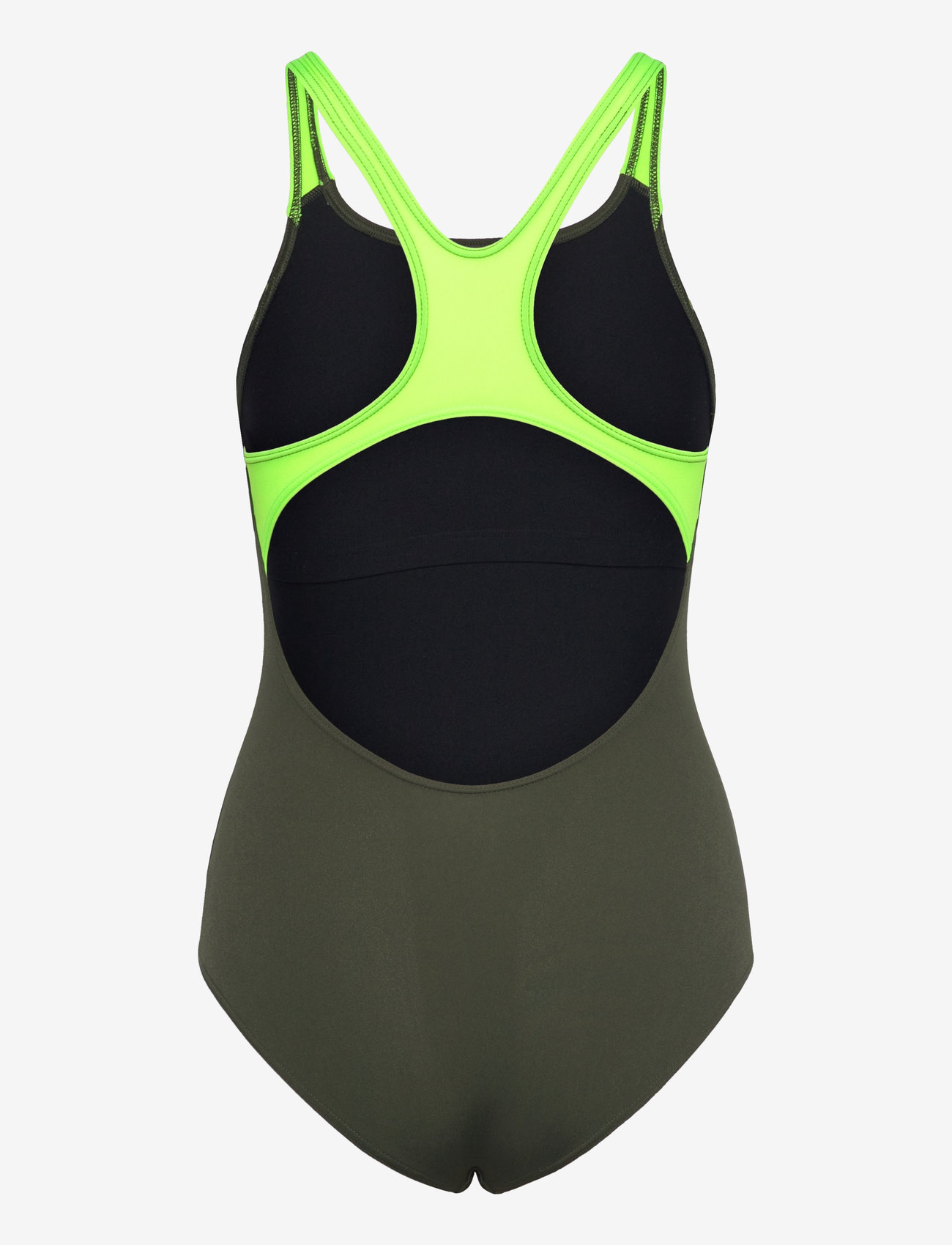 Arena - WOMEN'S ARENA POSEIDONIA SWIMSUIT SWIM PRO BACK LB - sportsbadetøj - dark sage-artic lime - 1