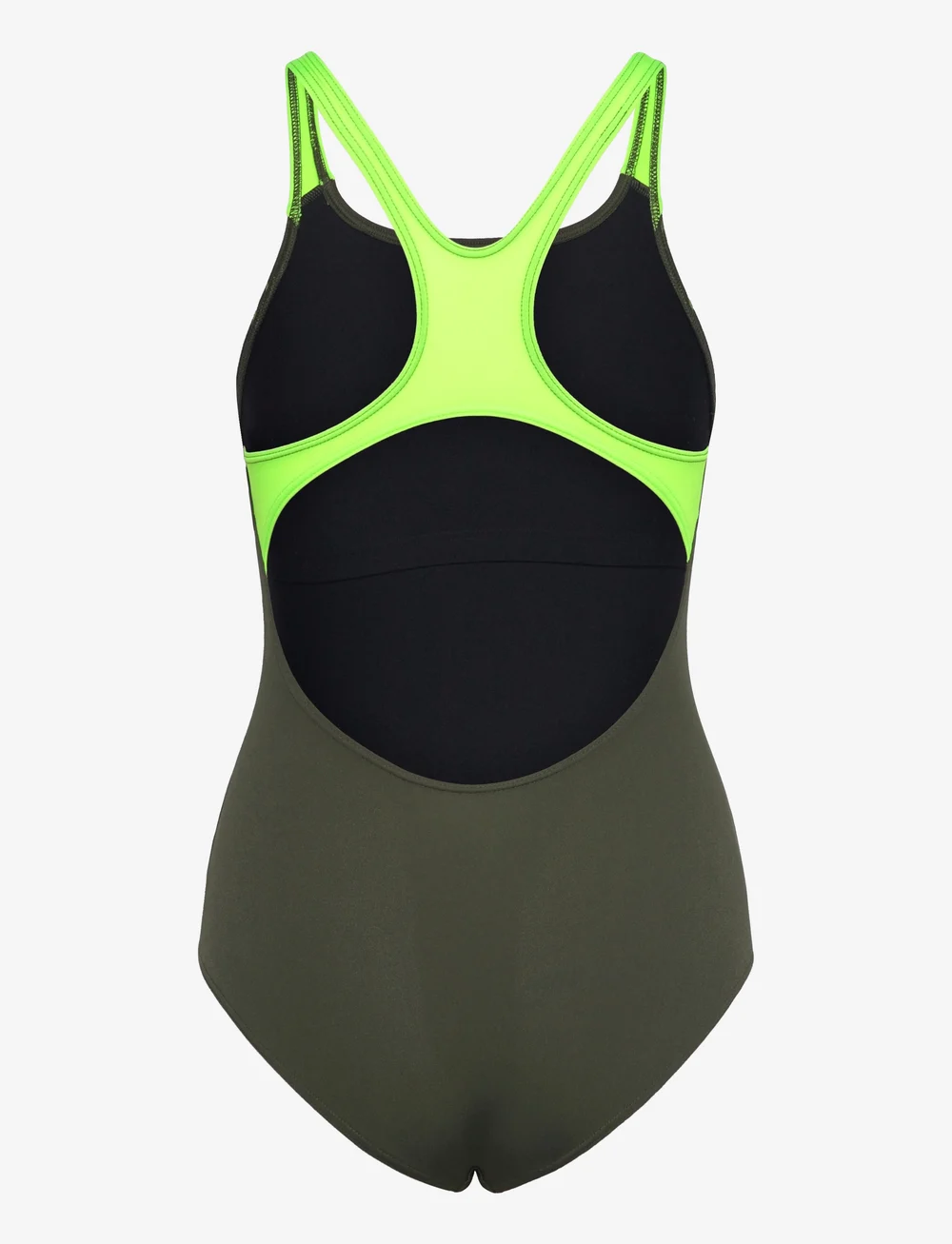 Arena - WOMEN'S ARENA POSEIDONIA SWIMSUIT SWIM PRO BACK LB - ujumistrikood - dark sage-artic lime - 1